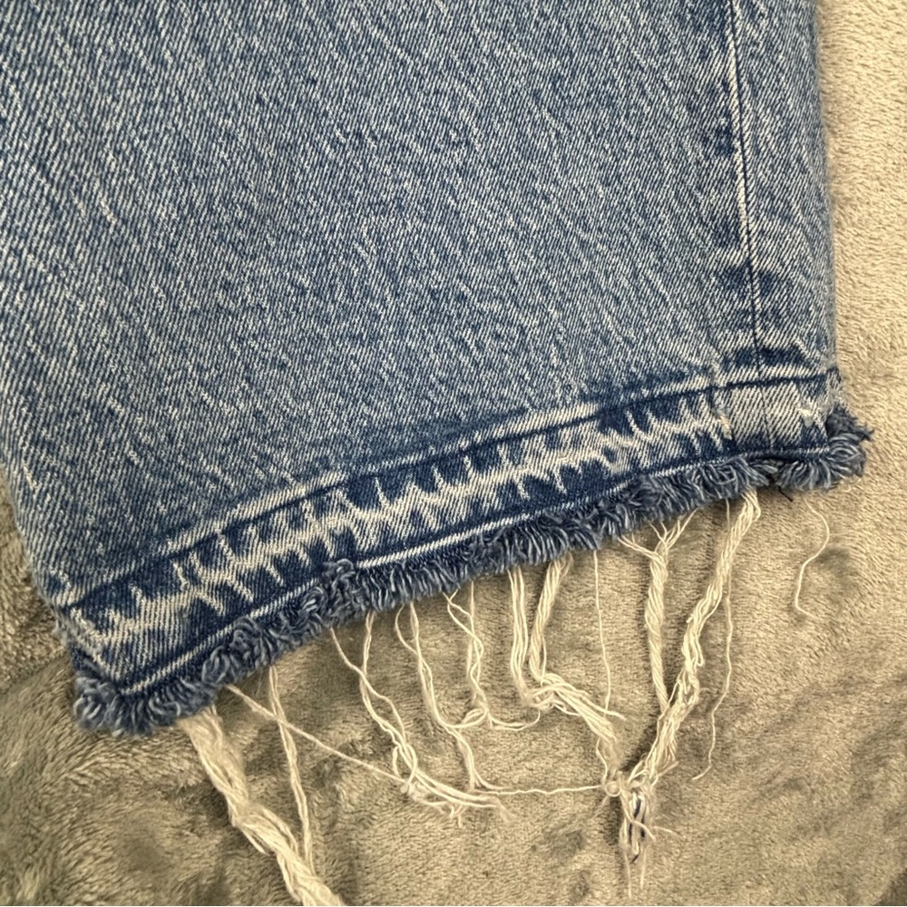 Abercrombie Fitch High Rise 90s Relaxed Jeans Womens 29 Blue Curve Love Straight - Picture 5 of 14